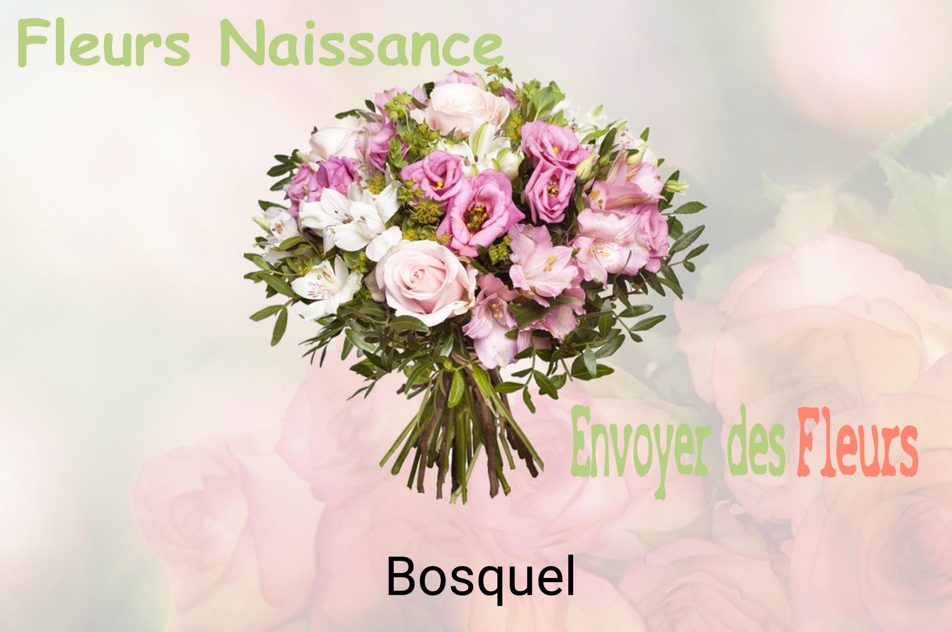 Bouquet de fleurs de naissance livré à Bosquel